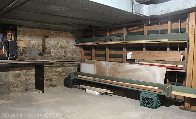 The Basement: Organized and Ready - Blake Hill House