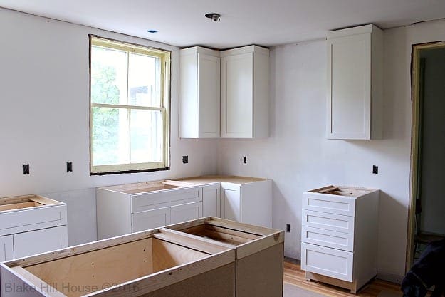 The Kitchen Cabinets are In. – Blake Hill House