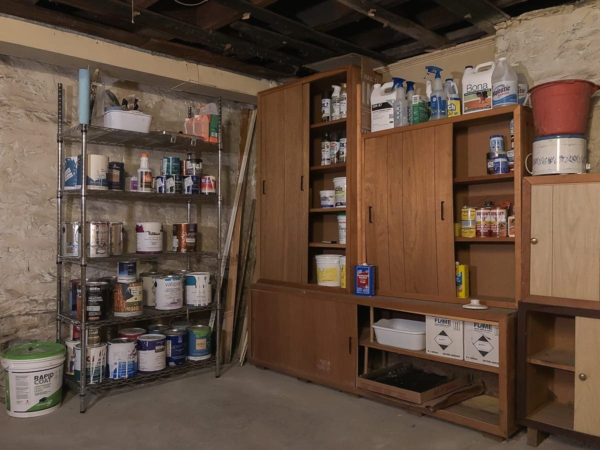 Organized Basement Tour