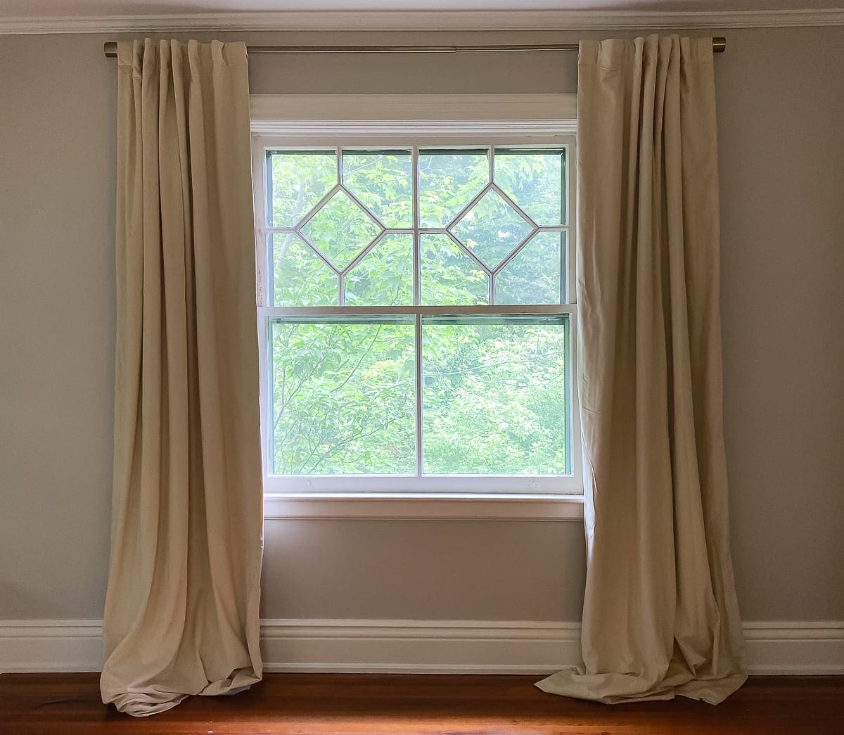 Hanging Curtains High & Wide: One Room Challenge Week Four – Blake Hill ...